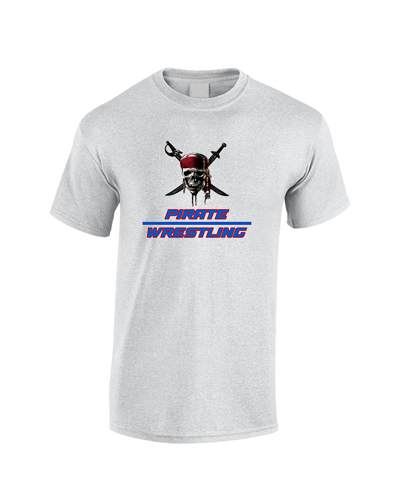 San Leandro HS Wrestling Split - Cotton T-Shirt