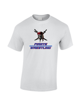 San Leandro HS Wrestling Split - Cotton T-Shirt