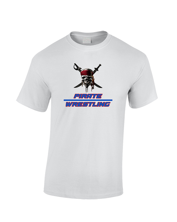 San Leandro HS Wrestling Split - Cotton T-Shirt