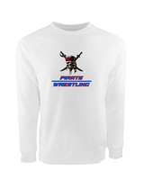 San Leandro HS Wrestling Split - Crewneck Sweatshirt