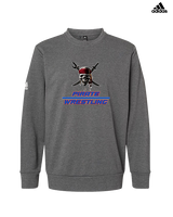 San Leandro HS Wrestling Split - Mens Adidas Crewneck
