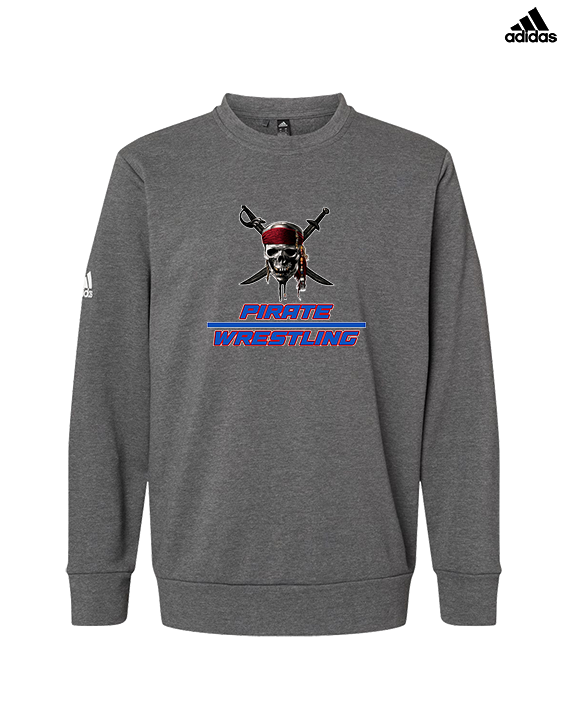 San Leandro HS Wrestling Split - Mens Adidas Crewneck