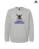 San Leandro HS Wrestling Split - Mens Adidas Crewneck