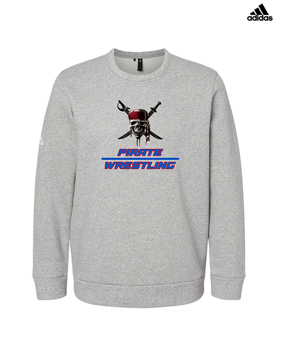 San Leandro HS Wrestling Split - Mens Adidas Crewneck