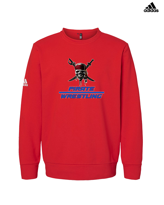San Leandro HS Wrestling Split - Mens Adidas Crewneck