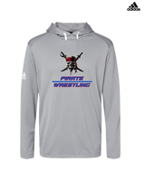 San Leandro HS Wrestling Split - Mens Adidas Hoodie