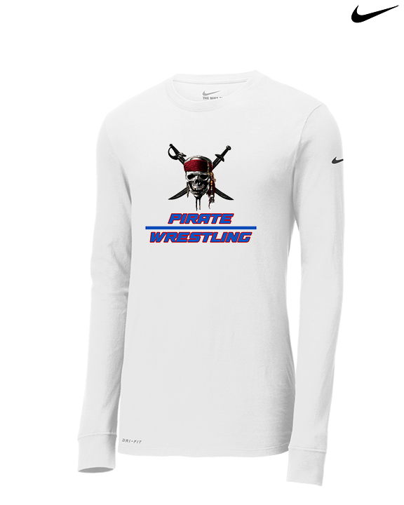San Leandro HS Wrestling Split - Mens Nike Longsleeve