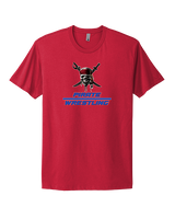 San Leandro HS Wrestling Split - Mens Select Cotton T-Shirt