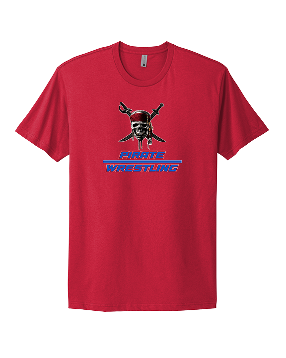 San Leandro HS Wrestling Split - Mens Select Cotton T-Shirt