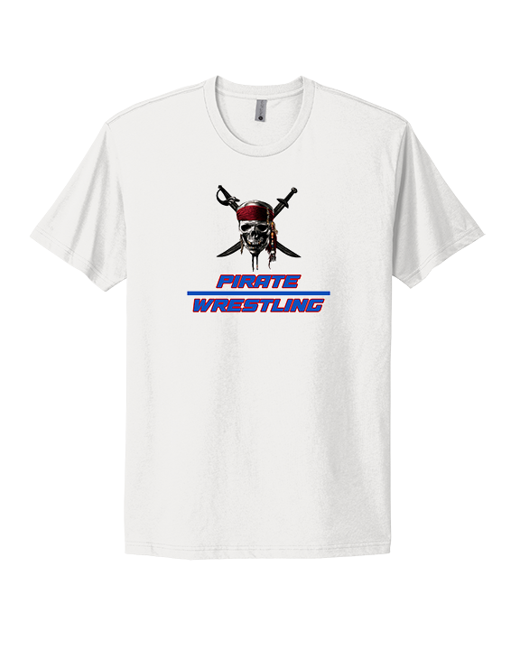 San Leandro HS Wrestling Split - Mens Select Cotton T-Shirt