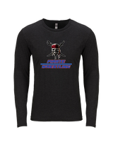 San Leandro HS Wrestling Split - Tri-Blend Long Sleeve
