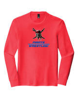 San Leandro HS Wrestling Split - Tri-Blend Long Sleeve