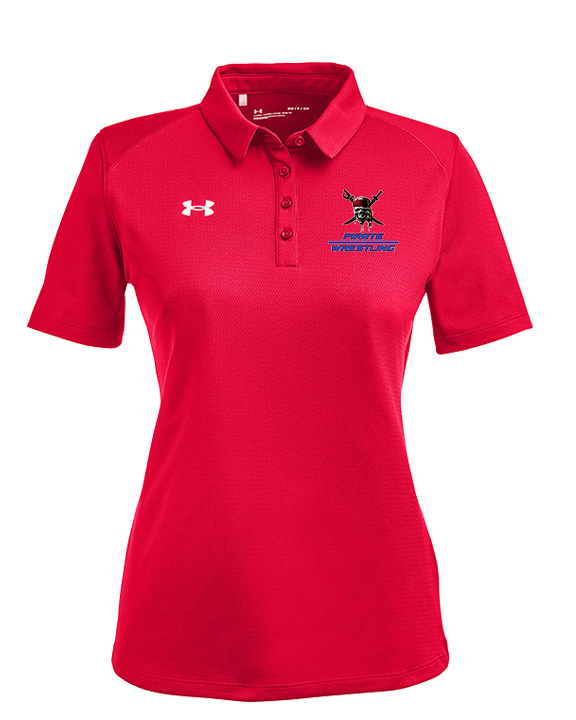 San Leandro HS Wrestling Split - Under Armour Ladies Tech Polo