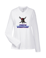 San Leandro HS Wrestling Split - Womens Performance Longsleeve
