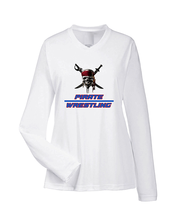 San Leandro HS Wrestling Split - Womens Performance Longsleeve