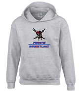 San Leandro HS Wrestling Split - Youth Hoodie