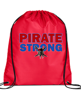 San Leandro HS Wrestling Strong - Drawstring Bag