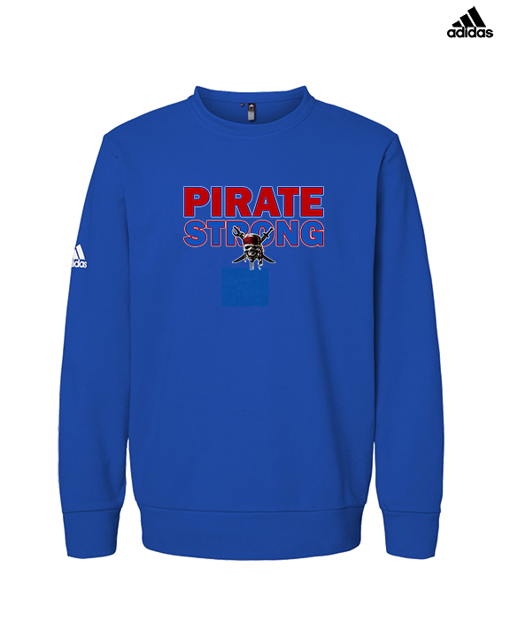 San Leandro HS Wrestling Strong - Mens Adidas Crewneck
