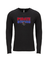 San Leandro HS Wrestling Strong - Tri-Blend Long Sleeve