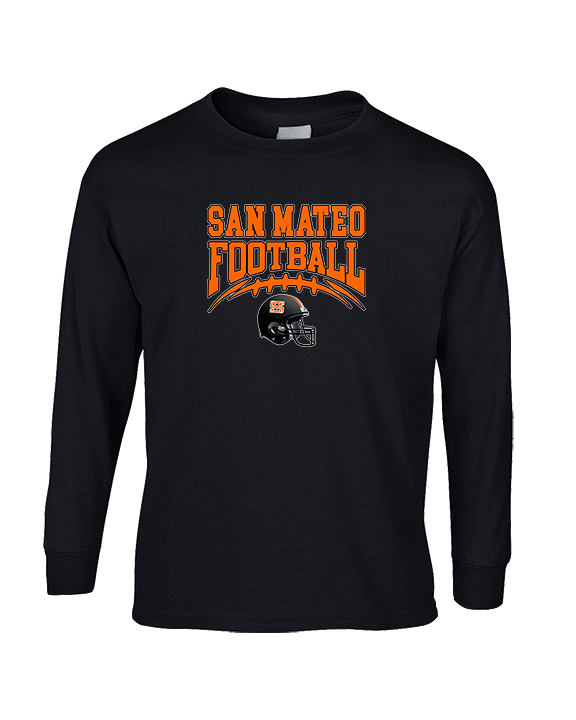 San Mateo HS Football Football - Cotton Longsleeve