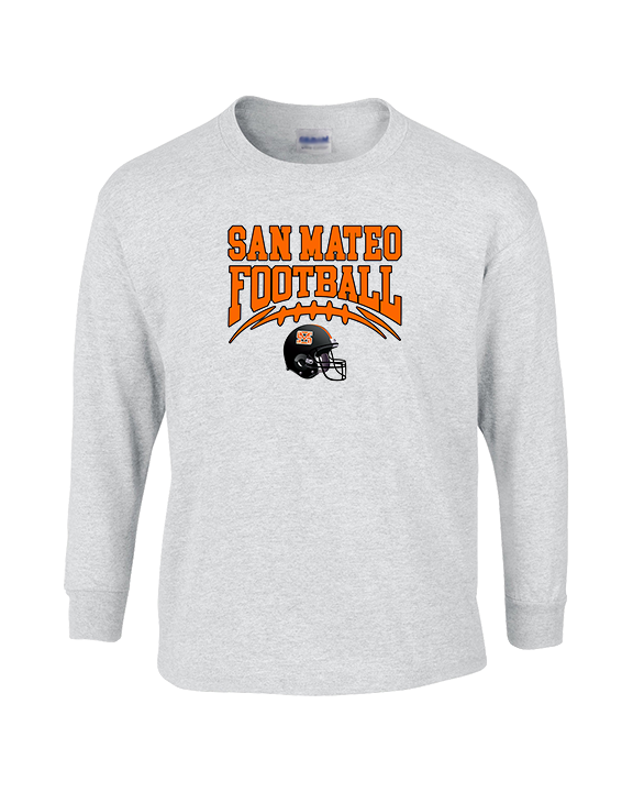 San Mateo HS Football Football - Cotton Longsleeve