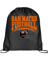 San Mateo HS Football Football - Drawstring Bag