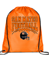 San Mateo HS Football Football - Drawstring Bag