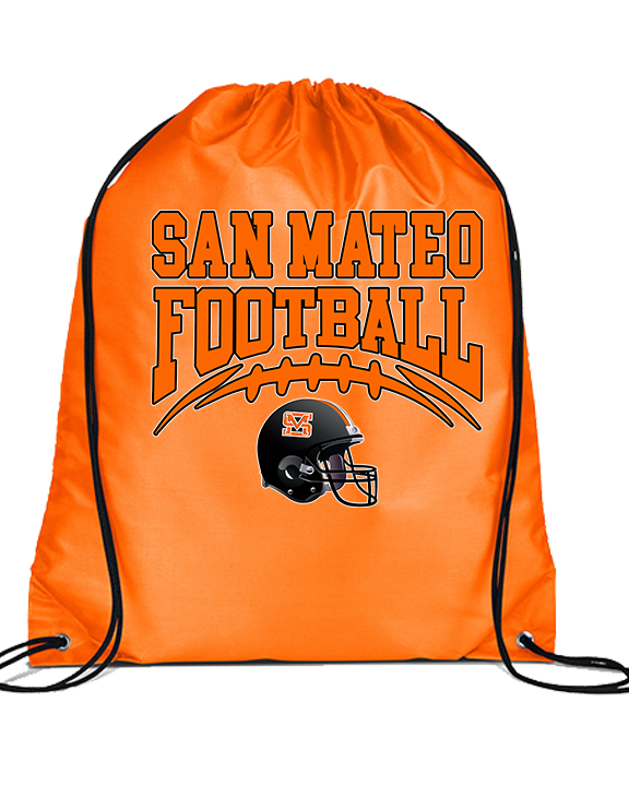San Mateo HS Football Football - Drawstring Bag