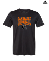 San Mateo HS Football Football - Mens Adidas Performance Shirt