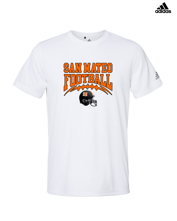 San Mateo HS Football Football - Mens Adidas Performance Shirt