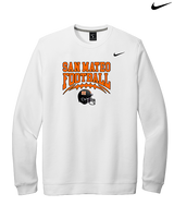 San Mateo HS Football Football - Mens Nike Crewneck