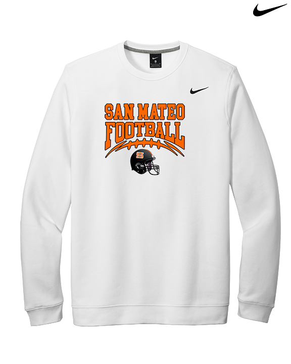 San Mateo HS Football Football - Mens Nike Crewneck