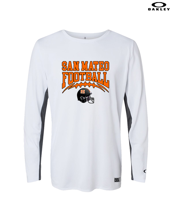 San Mateo HS Football Football - Mens Oakley Longsleeve