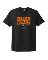 San Mateo HS Football Football - Mens Select Cotton T-Shirt