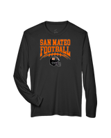 San Mateo HS Football Football - Performance Longsleeve