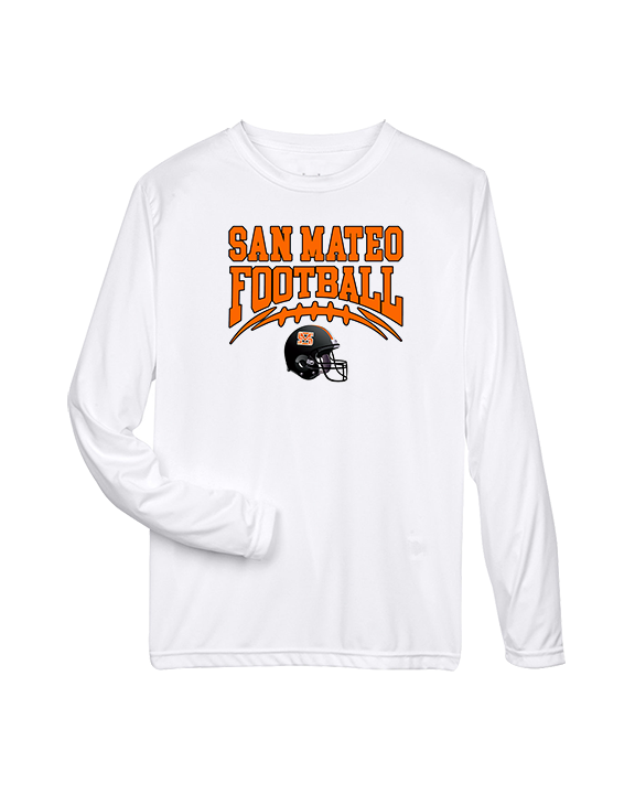 San Mateo HS Football Football - Performance Longsleeve