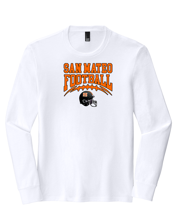 San Mateo HS Football Football - Tri-Blend Long Sleeve