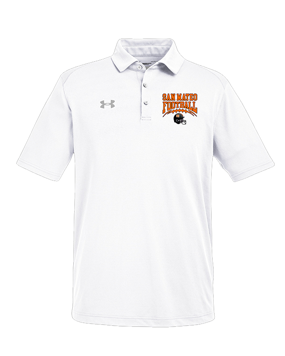 San Mateo HS Football Football - Under Armour Mens Tech Polo