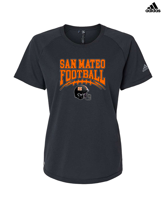 San Mateo HS Football Football - Womens Adidas Performance Shirt