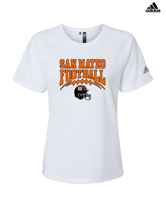 San Mateo HS Football Football - Womens Adidas Performance Shirt