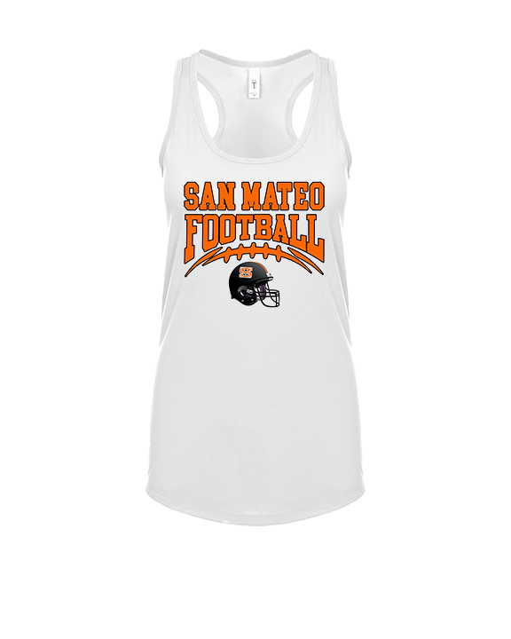 San Mateo HS Football Football - Womens Tank Top