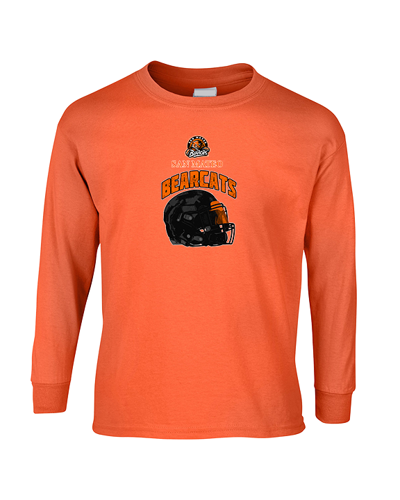 San Mateo HS Football Helmet - Cotton Longsleeve