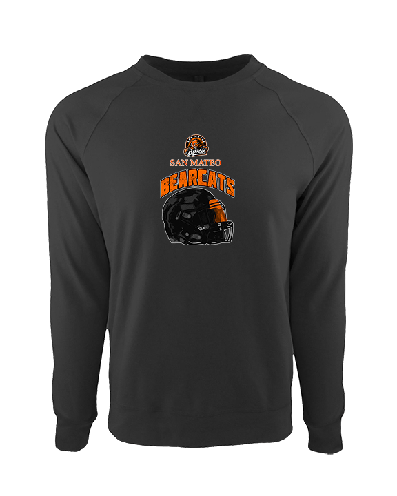 San Mateo HS Football Helmet - Crewneck Sweatshirt
