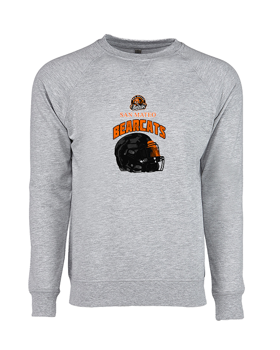 San Mateo HS Football Helmet - Crewneck Sweatshirt