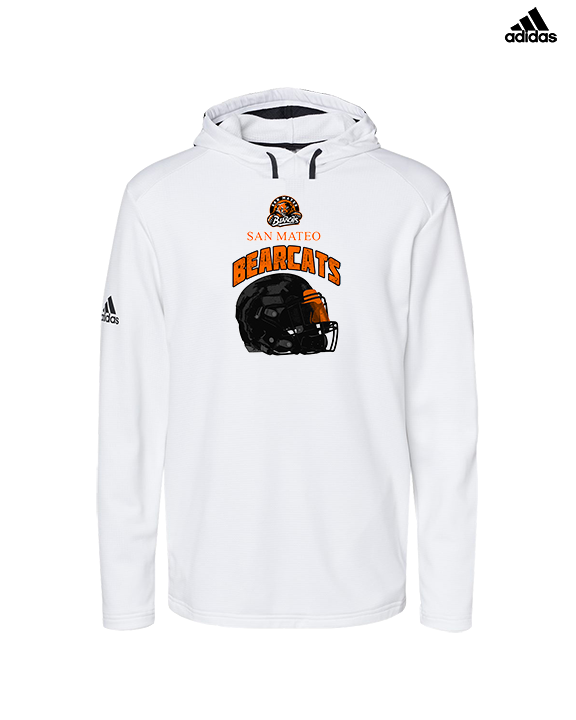 San Mateo HS Football Helmet - Mens Adidas Hoodie