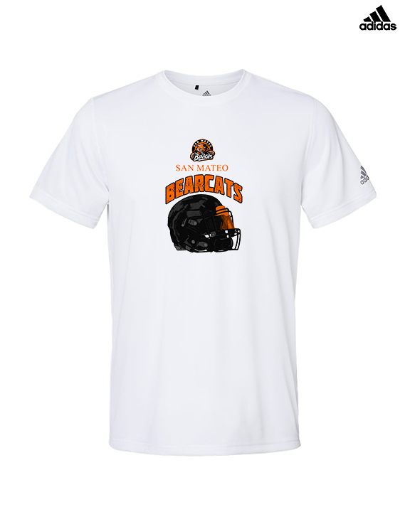 San Mateo HS Football Helmet - Mens Adidas Performance Shirt