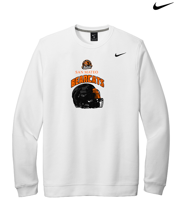 San Mateo HS Football Helmet - Mens Nike Crewneck