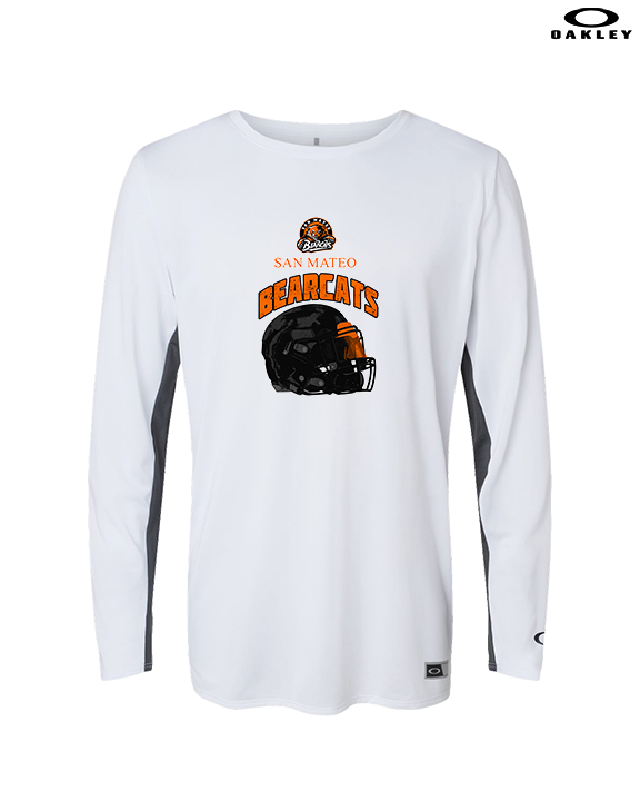 San Mateo HS Football Helmet - Mens Oakley Longsleeve