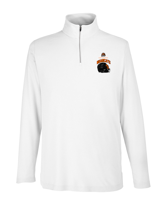 San Mateo HS Football Helmet - Mens Quarter Zip