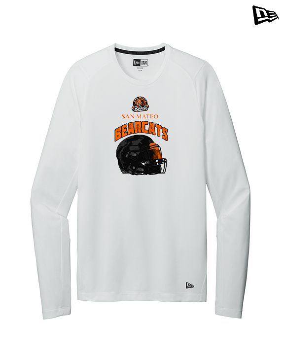 San Mateo HS Football Helmet - New Era Performance Long Sleeve